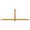 Ekena Millwork Eugene Rough Sawn Timber Gable Bracket, Western Red Cedar, 96"W x 36"H x 2"D x 4"F, 9/12 Pitch GBW096X36X0204EUG00RWR - alternate 1